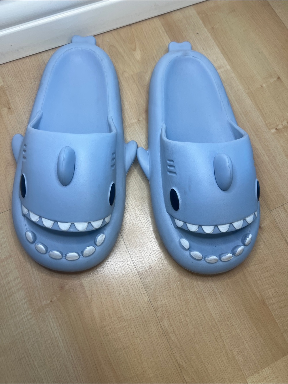 Shark-Style Light Blue Men’s/Women's Slide Sandals
